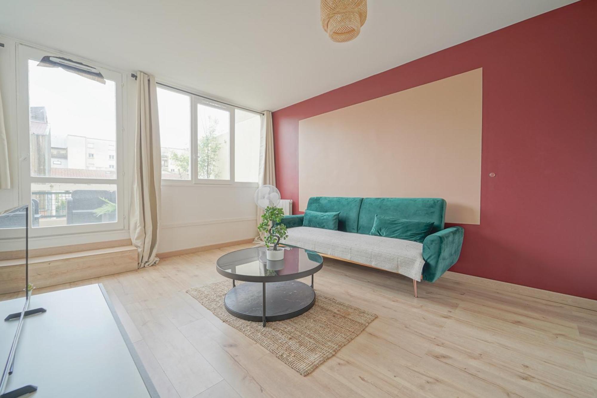 Апартаменти Complete 1Br With Balcony Only 5 Min. On Foot To Metro By Doorman Сент-Уан Екстер'єр фото